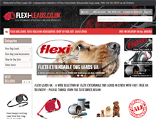 Tablet Screenshot of flexi-leads.co.uk
